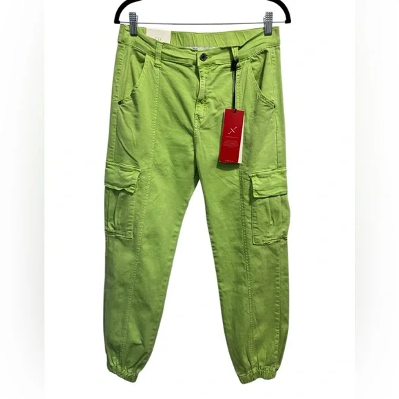 Q2 Green Cargo Pants - Picture 2 of 15